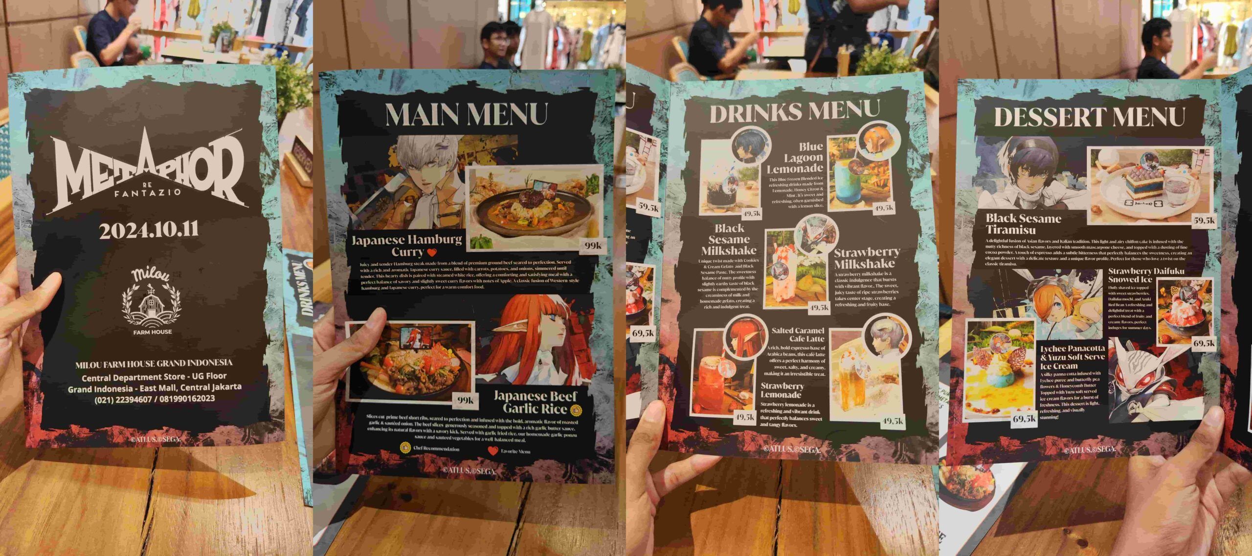 daftar menu yang kalian bisa pilih