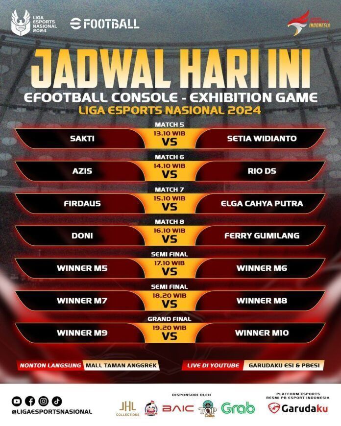 jadwal eFootball LEN 2024