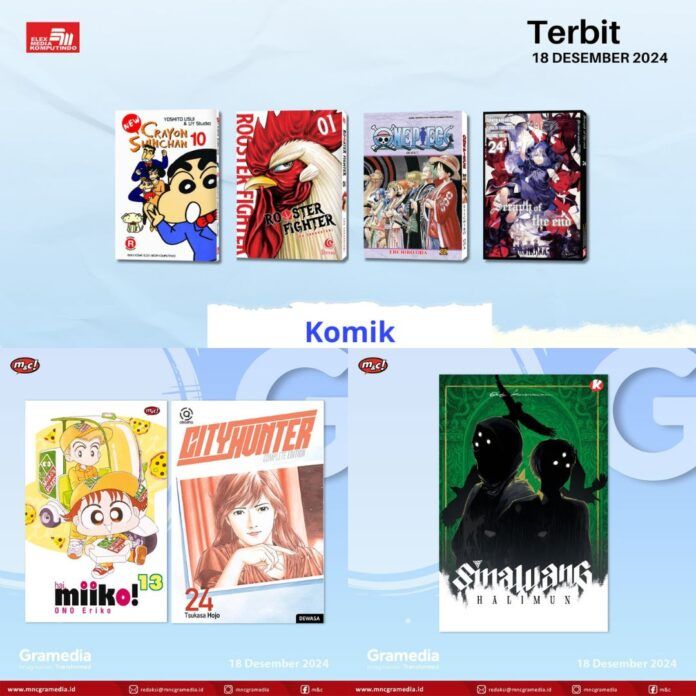 Jadwal Terbit Komik Tanggal 18 Desember 2024