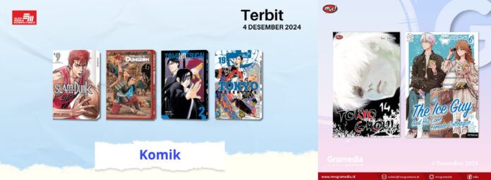 Jadwal Terbit Komik Tanggal 4 Desember 2024