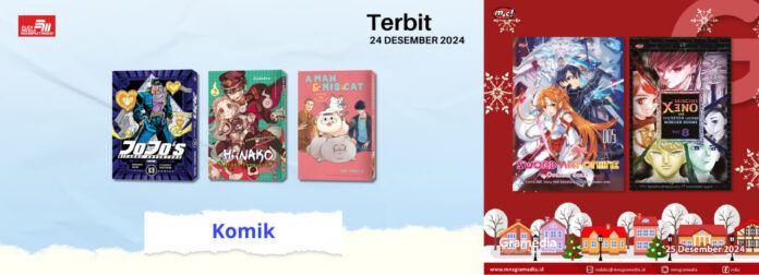 Jadwal Terbit Komik Tanggal 24-25 Desember 2024