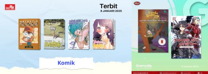 Jadwal Terbit Komik Tanggal 8 Januari 2025