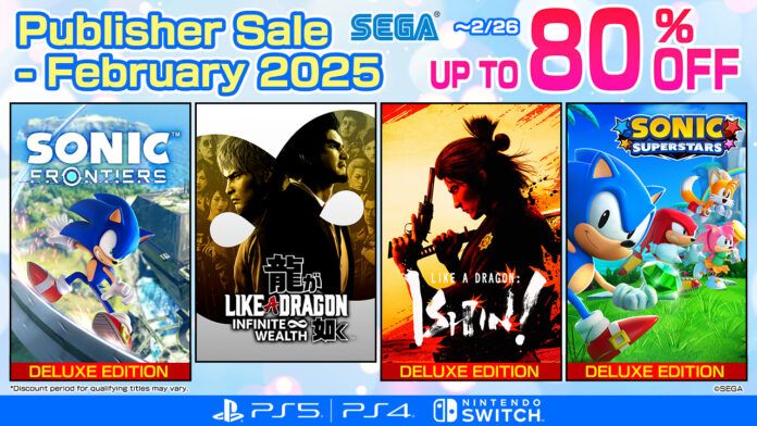 SEGA Publisher Sale - February 2025