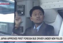 Sopir Bus Jepang