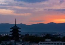 wisatawan di kyoto