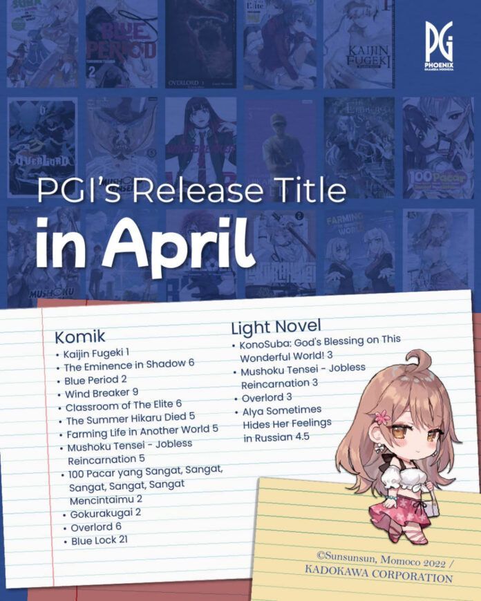 bocoran komik april 2025 bocoran novel april 2025