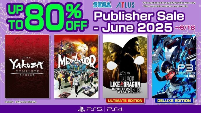 SEGA Publisher Sale - June 2025