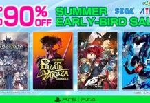SEGA SUMMER EARLY-BIRD SALE