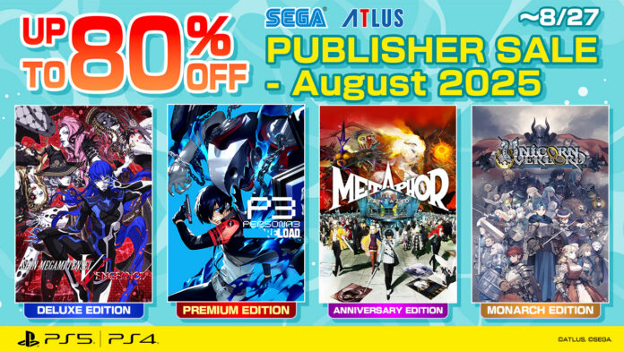 SEGA Publisher Sale - August 2025
