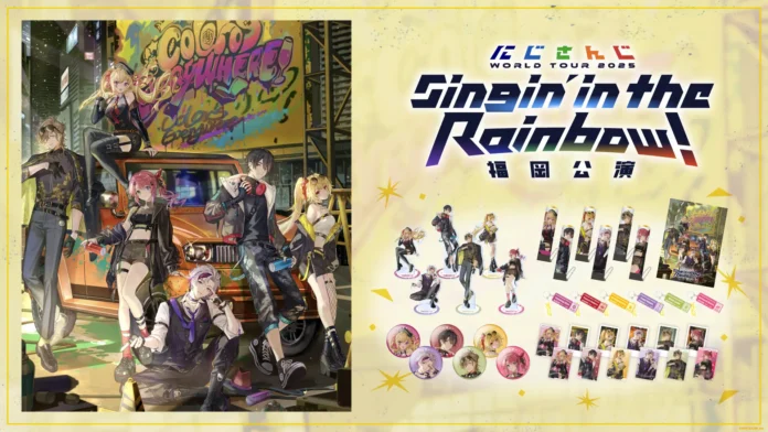 Merchandise Tur NIJISANJI Edisi Fukuoka Mulai Dijual Hari Ini