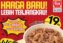 Sukiya Turunkan Harga Sejumlah Menu Mereka di Plaza Bintaro dan MOI Kelapa Gading