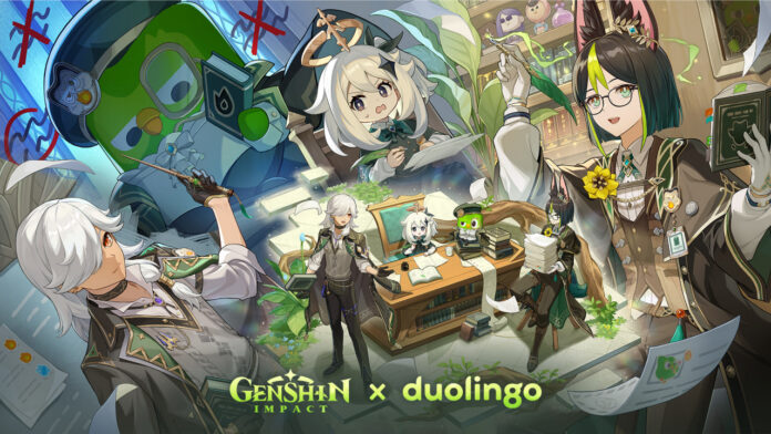 Genshin Impact dan Duolingo