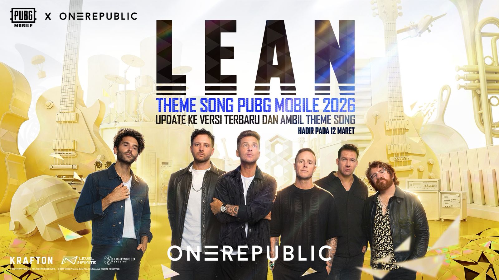 Kolaborasi PUBG Mobile x OneRepublic