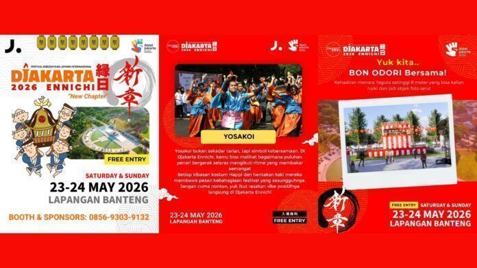 Djakarta Ennichi 2026 Hadirkan Ragam Aktivitas Budaya Jepang di Jakarta Djakarta Ennichi 2026 Hadirkan Ragam Aktivitas Budaya Jepang di Jakarta