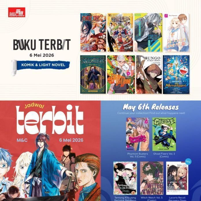 komik Jadwal Terbit Komik Tanggal 6 Mei 2026