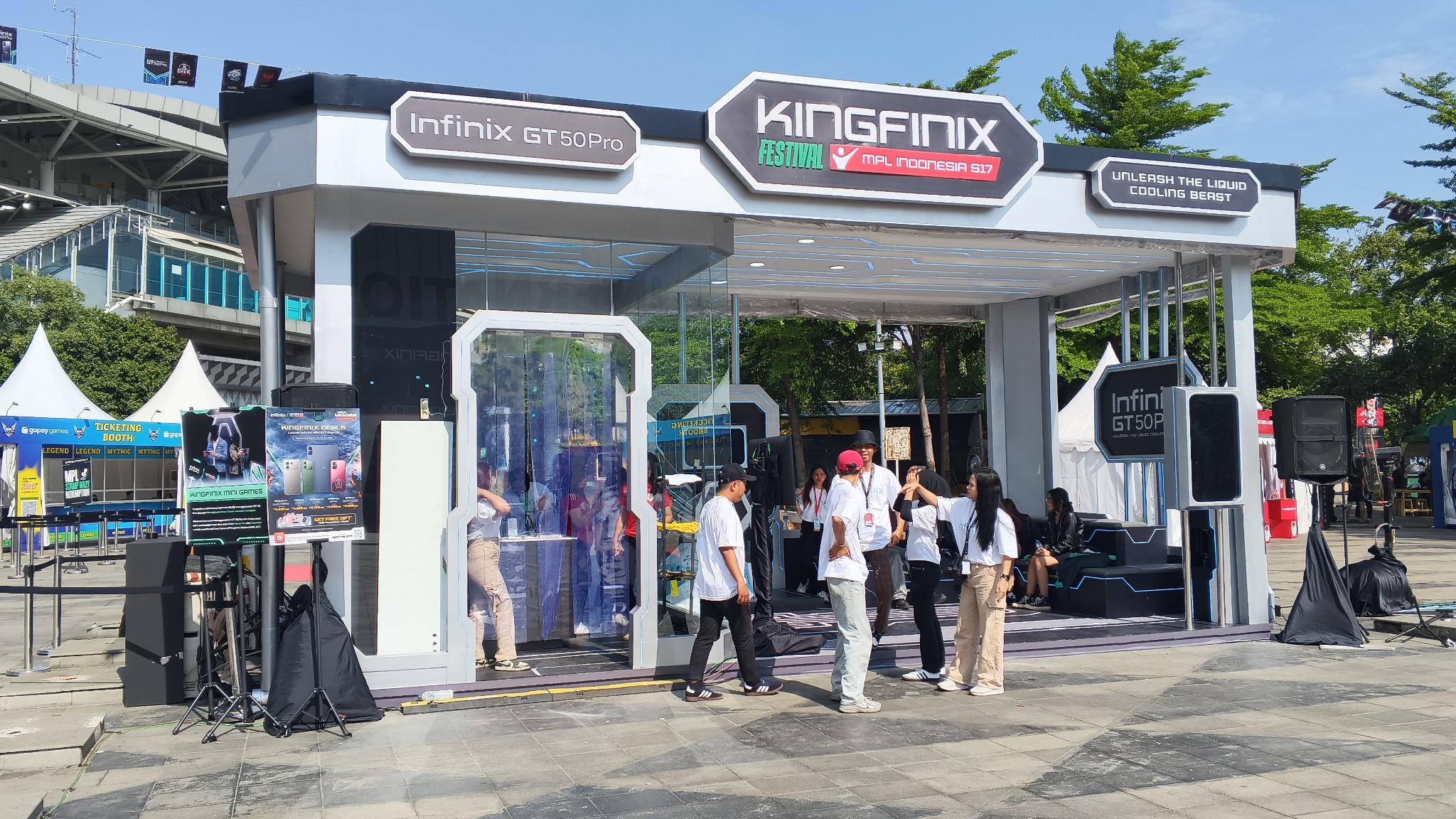 Booth Infinix di Kingfinix Festival