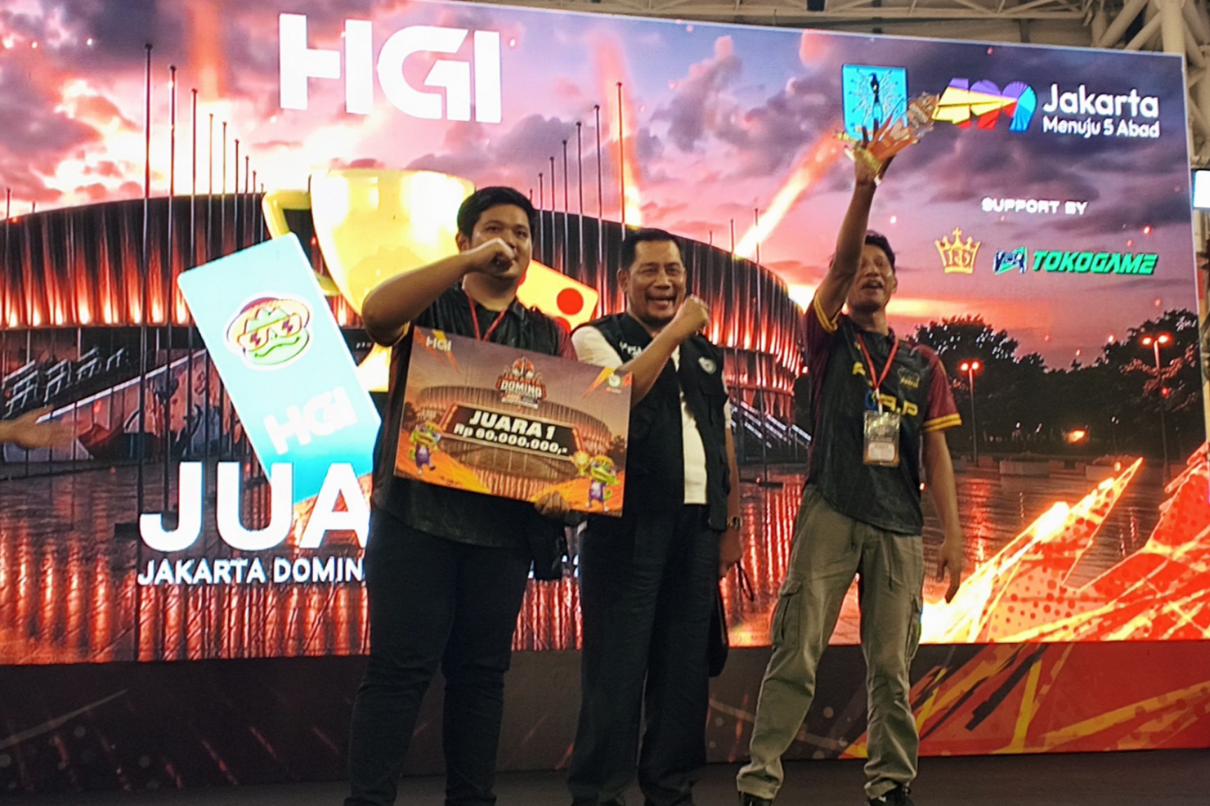 Juara utama HGI Jakarta Domino Tournament 2026