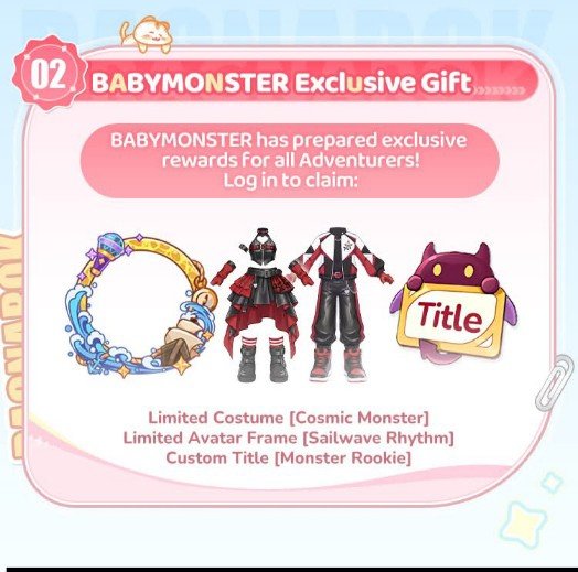 Set Kostum BABYMONSTER bisa didapatkan secara gratis