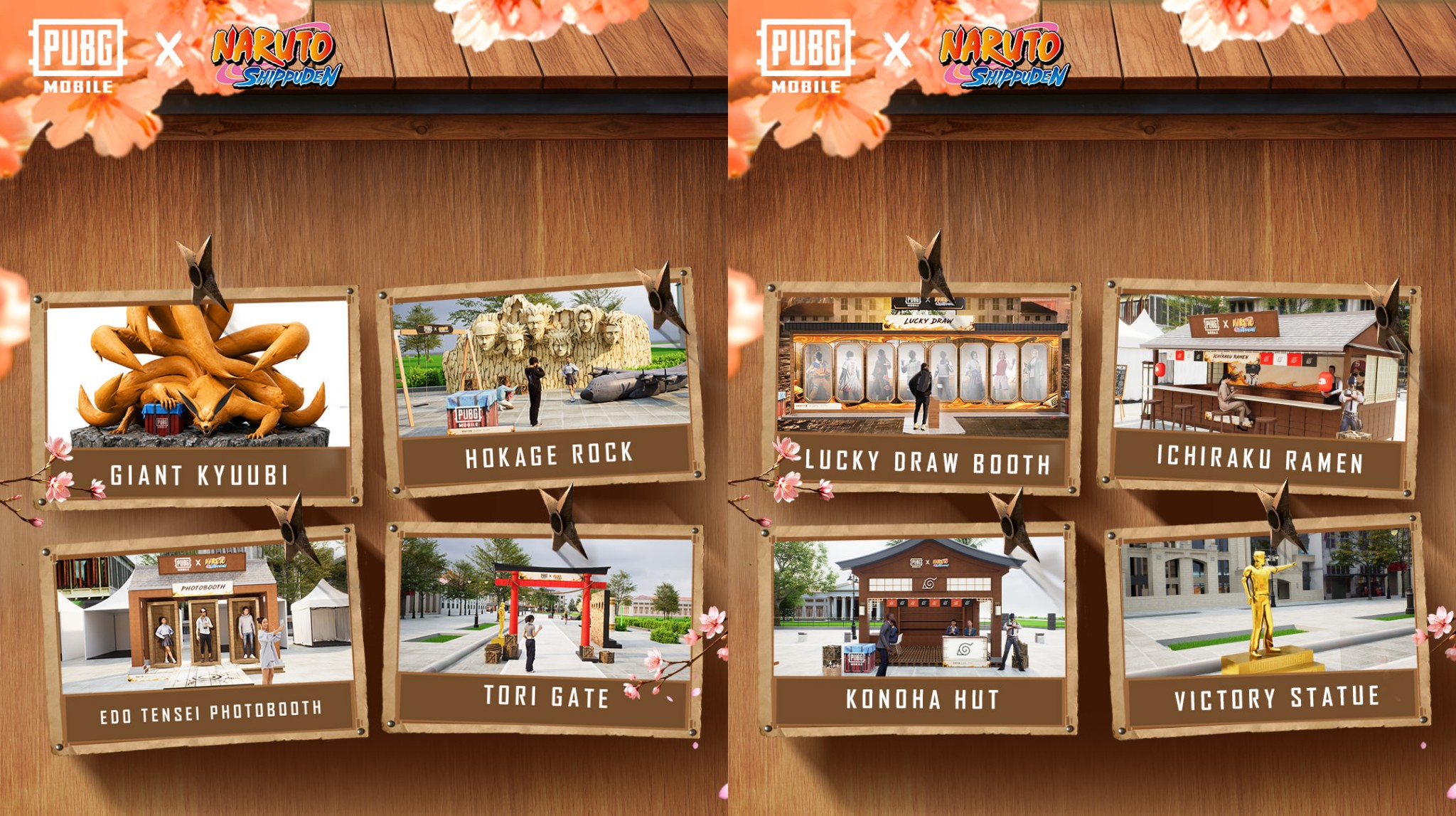 Spot yang hadir di offline event PUBG Mobile x Naruto Shippuden